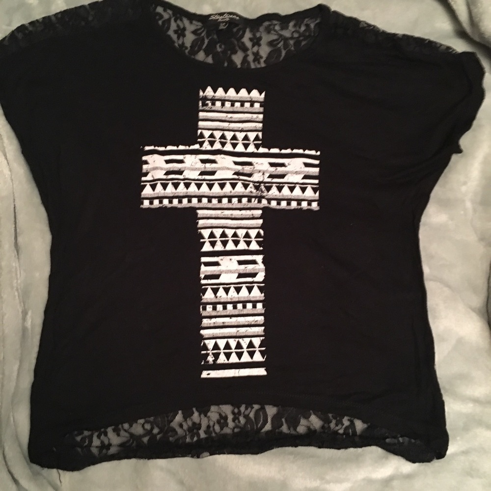 Size small-medium lace back top